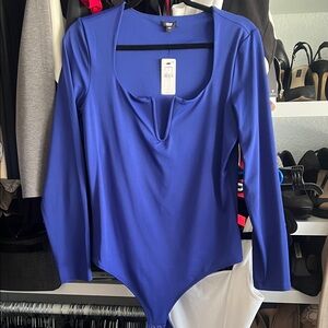 Express Royal Blue Women's Bodysuit